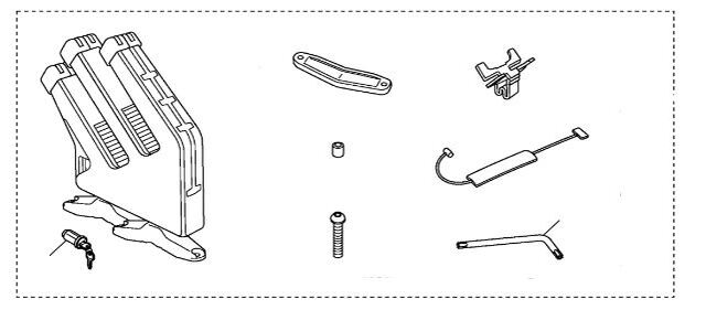 8L03E09200B - Hauling: Snowboard Attachment for Acura: MDX Image