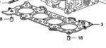 12251RWCA01 - Engine: Head Gasket for Acura: RDX Image