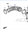 17228RL5A00 - Engine: Air Flow Tube for Acura: TSX Image
