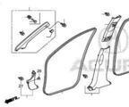 72355STXA11ZA - Body: Surround Weather-strip for Acura: MDX Image