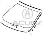 73162TZ5A01 - Body: Side Molding for Acura: MDX Image