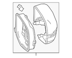 76255TJBA12ZG - Body: Mirror Housing for Acura: RDX Image