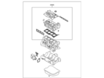 209102GK07 - Engine: Overhaul Gasket Set for Hyundai: Santa Fe, Santa Fe Sport, Sonata, Tucson Image