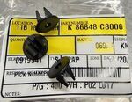 86848C8000 - Body: Fender Liner Grommet for Hyundai Image