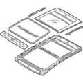 81620G3000 - Body: Sunroof Frame for Hyundai: Elantra GT Image