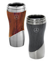 AMHD135 - : Double wall stainless steel and wood grain tumbler for Mercedes-Benz Image