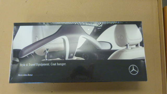 8103400 - Interior Equipment: Coat Hanger, Style &amp; Travel Equipment, Black for Mercedes-Benz Image