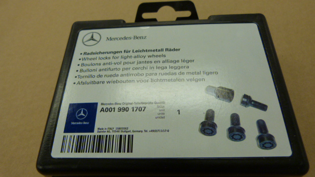 19901707 - Wheels and Accessories: Anti-Theft Wheel Bolt for Mercedes-Benz Image