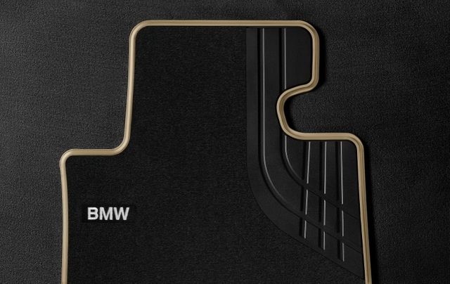 51472348214 - Interior: Carpeted Floor Mats, Front, Modern Line (THESE ARE NOT TRIMMED IN RED!!!) for BMW: 428i, 428i xDrive, 430i, 435i, 435i xDrive, 440i, M4 Image