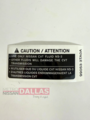 990533TA0A - Body: Label for Nissan: Altima, Kicks, Kicks Play, Maxima, Murano, Pathfinder, Rogue, Sentra, Versa, Versa Note Image