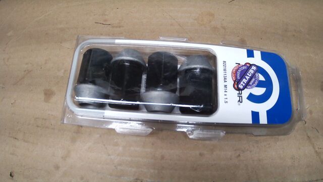 82216113AA - Exterior Accessories: Black Lug Nut Kit for Mopar Image
