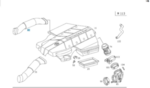 1130940782 - : BETWEEN AIR CLEANER AND AIR INTAKE SCOOP, RIGHT for Mercedes-Benz Image