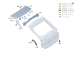2978172900 - Rear-End Door/Trunk Lid/Liftgate: Model Badge for Mercedes-Benz Image