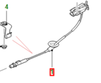 C2Z13145 - : Automatic Transmission Shifter Cable for Jaguar: XF, XFR, XFR-S Image