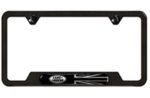 VPLVY0073 - Exterior: License Plate Frame for Land Rover: Defender 110, Defender 90, Discovery, Discovery Sport, LR2, LR4, Range Rover, Range Rover Evoque, Range Rover Sport, Range Rover Velar Image
