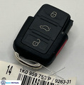 1K0959753P9B9 - Electrical: Keyless Entry Transmitter for Volkswagen: Eos, Golf, GTI, Jetta, R32, Rabbit, Tiguan Image