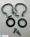 8E0898380 - HVAC: Pipe Kit Gasket Set for Volkswagen: CC, Eos, Golf, Golf R, GTI, Jetta, R32, Rabbit, Tiguan, Tiguan Limited Image