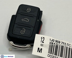 1J0959753DC - Electrical: Keyless Entry Transmitter for Volkswagen: Beetle, Golf, Jetta, Passat, R32 Image