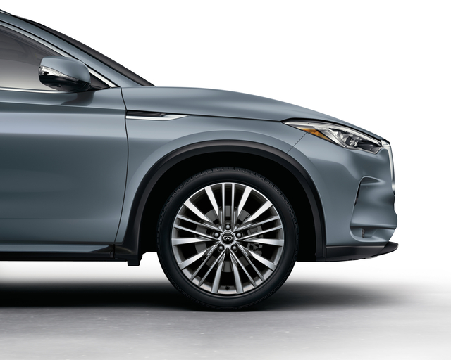 T99W19CN1K - : 20" Diamond Cut Bright Metallic Gray Painted Wheel for INFINITI: QX50, QX55 Image