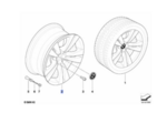 36116783285 - : Light Alloy Rim for BMW Image