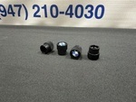 36122456426 - Wheels: Valve Stem Caps - Black - BMW Roundel for BMW Image