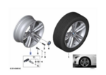 36116868378 - : Light Alloy Rim Ferricgrey for BMW Image