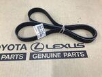 99367K1550 - Cooling System: Serpentine Belt for Lexus: ES300h, ES350, GS300, GS350, IS250, IS300, IS350, RC300, RC350, RX350 Image