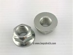 6102251AA - : Hex Flange Lock Nut, Mounting for Chrysler: Aspen | Dodge: Durango, Nitro | Jeep: Cherokee, Liberty, Wrangler, Wrangler JK Image