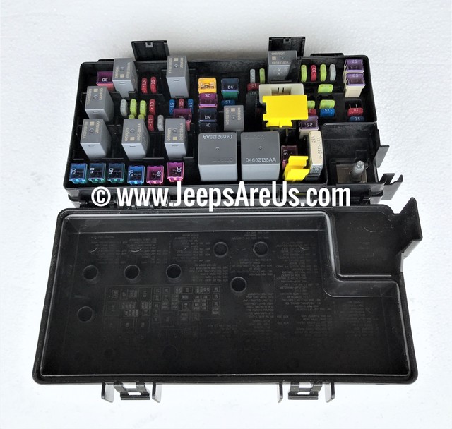 68244889AA - : TIPM Totally Integrated Power Module Fuse Box Jeep Wrangler 2011 for Mopar Image