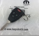 68039414AE - : Blank With Transmitter Key for Jeep: Compass, Patriot, Wrangler, Wrangler JK Image