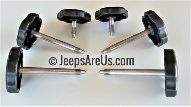 5539713055397132 - : Wrangler Unlimited 4 Door Surround Knobs ALL 6 for Mopar Image