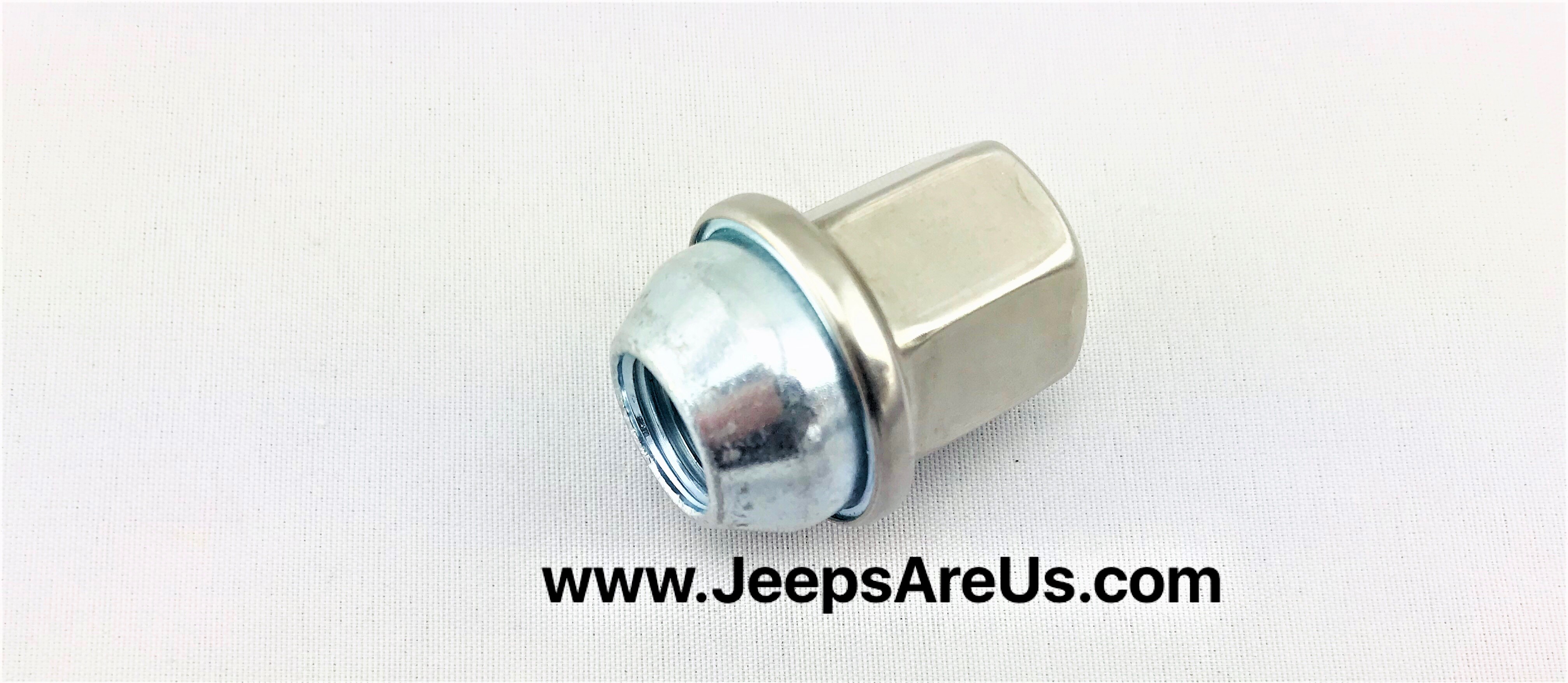 6509422AA - : Jeep Wheel Lug Nut for Dodge: Durango | Jeep: Cherokee, Gladiator, Grand Cherokee, Grand Cherokee L, Grand Cherokee WK, Grand Wagoneer, Wagoneer, Wagoneer S, Wrangler | Ram: 1500, 1500 Classic, 2500, 3500 Image