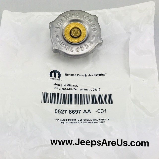 Jeep RAM Radiator Cap | Mopar 5278697aa Real Picture | Mopar