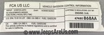47480868AA - : Veci Label Label for Jeep: Grand Cherokee Image