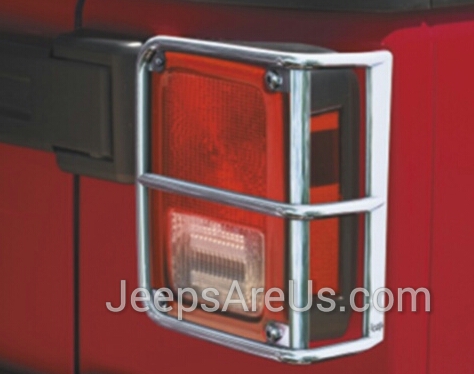 82210268AD - : Tail Lamp Guards, Chrome for Mopar Image