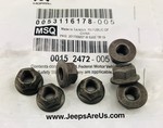 152472 - : Hex Flange Lock Nut for Dodge: Dakota, Durango, Ram 1500, Ram 2500, Ram 3500, Viper | Jeep: Cherokee, Liberty, Wrangler | Ram: 1500, 2500, 3500, Dakota Image