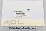 5FJ64CA1 - : Jeep 4.0L Decal Cherokee Lower Liftgate Mopar 5FJ64CA1 for Mopar Image