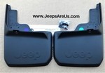 82210232 - : JEEP WRANGLER REAR DELUXE MOLDED SPLASH GUARDS - MOPAR for Jeep: Wrangler, Wrangler JK Image