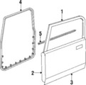 5017462AH - Doors and Related Parts: Front Door Weatherstrip, Right for Mopar Image
