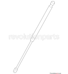 55137023AC - : Jeep Grand Cherokee 2000-2004 WJ Liftgate Support Strut Mopar 55137023AC for Mopar Image