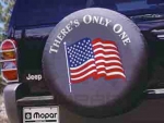 82208050AC - : American Flag Tire Cover Mopar 82208050ac for Mopar Image