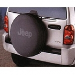 82209950AB - : Mopar 82209950AB Jeep Logo Black Spare Tire Cover for Jeep: Wrangler, Wrangler JK Image
