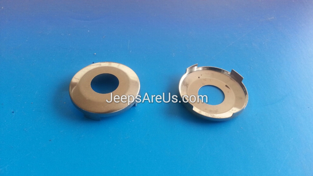 TJDLCS - : Jeep Wrangler Door Lock Caps SILVER for Mopar Image