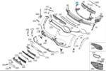 1678854502 - Attachment Parts: Basic Carrier, Bumper for Mercedes-Benz Image