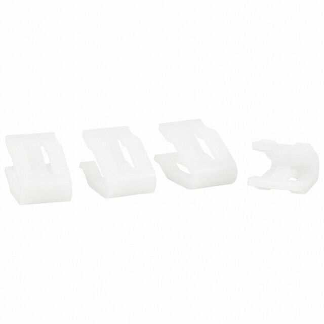 W790172S900 - : Plastic Trim Clip - White - Sold Individually for Ford: Bronco, Bronco Sport, C-Max, Edge, Escape, Expedition, F-150, F-150 Lightning, F-450 Super Duty, Fusion, Maverick, Mustang, Mustang Mach-E, Police Responder Hybrid, Ranger, SSV Plug-In Hybrid | Lincoln: Aviator, Corsair, MKC, MKZ Image