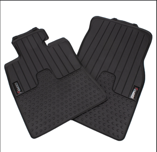 51472243908 - Interior: All Weather Floor Mats, Cooper S, Front for Mini: Cooper Image