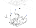 84868474 - : Jet Black Roof Console for GM Image