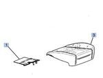 20919642 - Body: Seat Cushion Pad for Cadillac: Escalade, Escalade ESV, Escalade EXT | Chevrolet: Avalanche, Silverado 2500 HD, Silverado 3500 HD, Suburban 1500, Suburban 2500, Tahoe | GMC: Sierra 2500 HD, Sierra 3500 HD, Yukon, Yukon XL 1500, Yukon XL 2500 Image