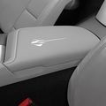 84539783 - Interior: Floor Console Lid - Gray with Stingray Logo for GM Image