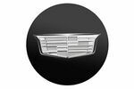 19329257 - Wheels: 2014-2019 Cadillac - Wheel Center Caps, Black with MonoChrome Crest for Cadillac: ATS, CTS, ELR, XTS Image